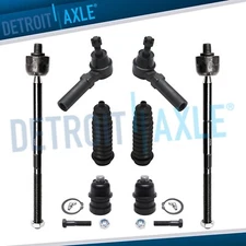 New 8pc Front Inner & Outer Tie Rod Ends + Lower Ball Joints for Dodge Neon