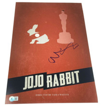 Taika Waititi Signed Autograph Jojo Rabbit 11x17 Movie Poster Photo Beckett COA
