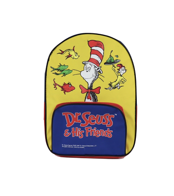 Vintage 90s Dr Seuss Cat in the Hat Spell Out Color Block Mini Backpack Book Bag | eBay Vintage 90s Dr Seuss Cat in the Hat Spell Out Color Block Mini Backpack Book Bag | eBay