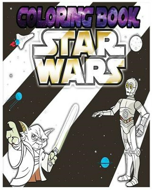 Star War Coloring Book : Star War Coloring Book Paint Jedi Yoda Dark