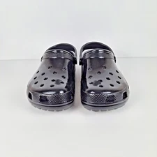 Crocs Classic High Shine Clog 'Black' 209609-001 Men's Size 11 Slip-On Sandal 