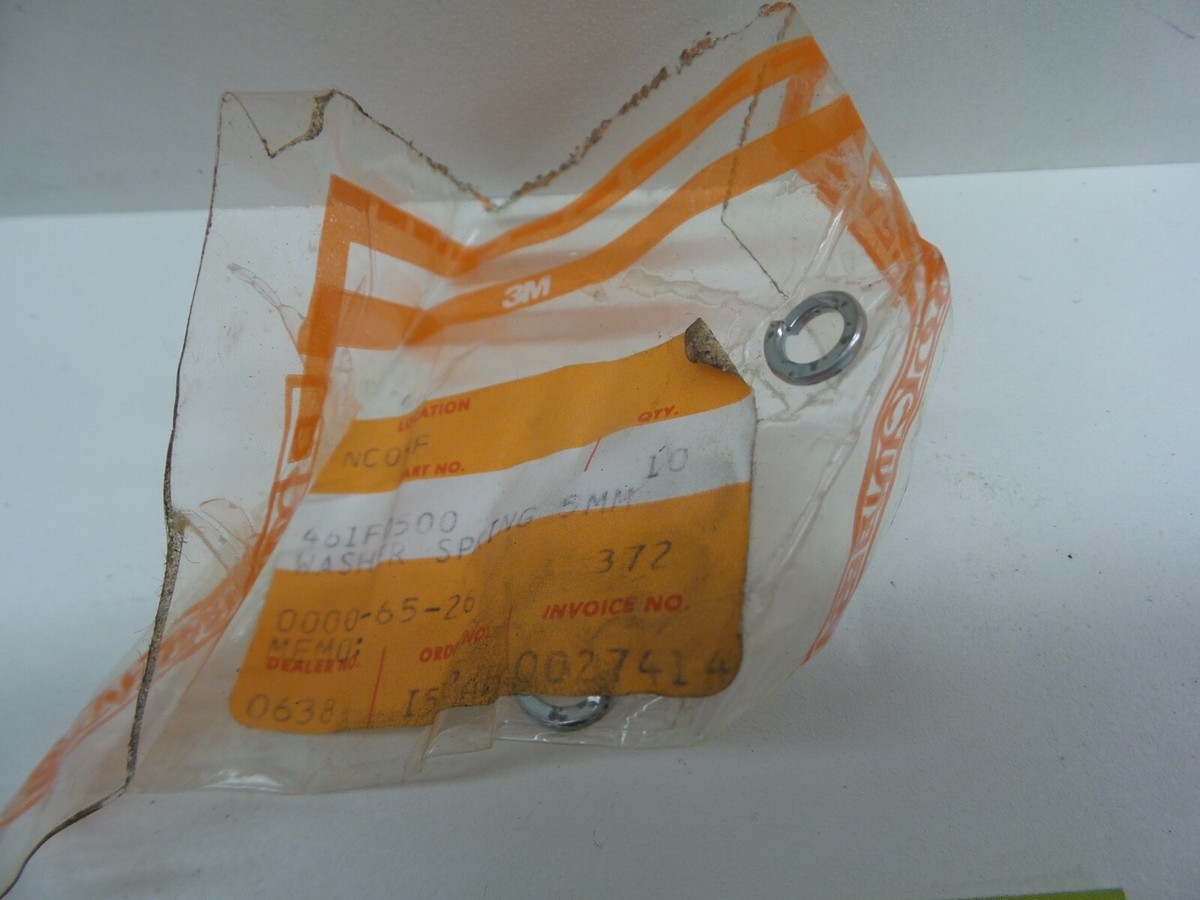 NOS KAWASAKI SPRING WASHER 5MM ZX1400 (PACK OF 10 ) 461F0500 NOS KAWASAKI SPRING WASHER 5MM ZX1400 (PACK OF 10 ) 461F0500