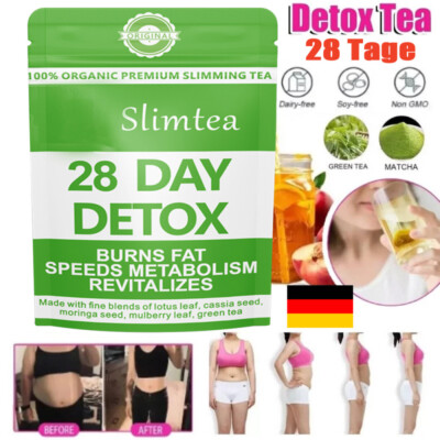 Detox Tee Gewichtsverlust Tee Abnehmen Diät Teebeutel Fettverbrennung 28 Tage