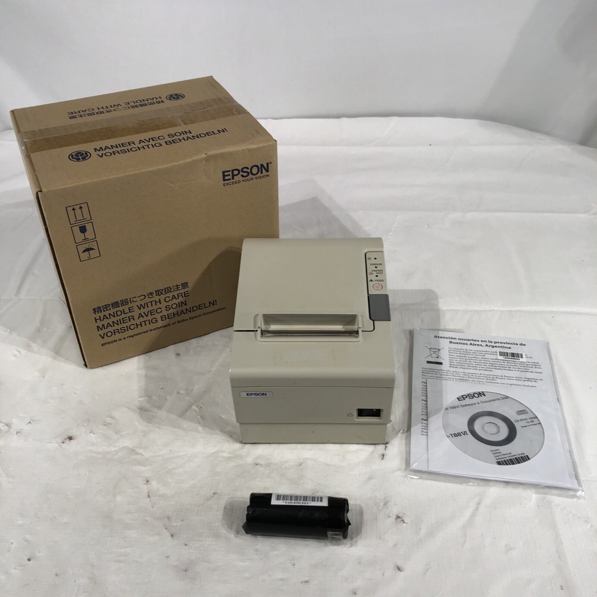 MICROS EPSON TM-T88IV M129H POS RECEIPT PRINTER M179A IDN