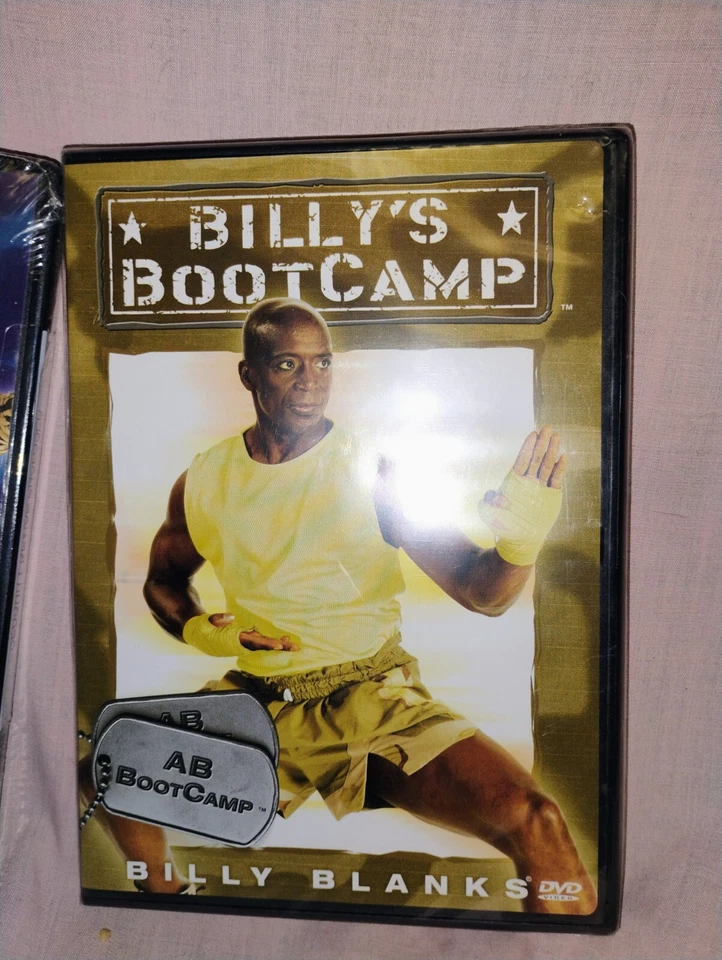 2 New Billys Boot camp ALL Region DVDs Lower Body and AB Billy Blanks Workout  - Image 3 of 4