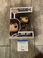 JOAN JETT SIGNED FUNKO POP PSA/DNA COA AUTOGRAPHED ROCKS BLACKHEARTS RARE! 265