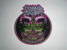 MORBID ANGEL DOMINATION WOVEN IRON ON PATCH