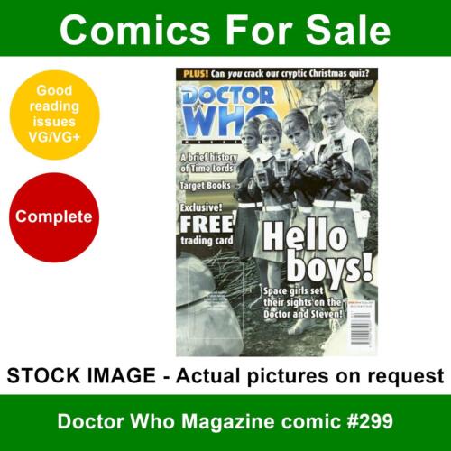 Doctor Who Magazine comic #299 comic - VG/VG+ Jan 2001 - Marvel UK - Picture 1 of 4