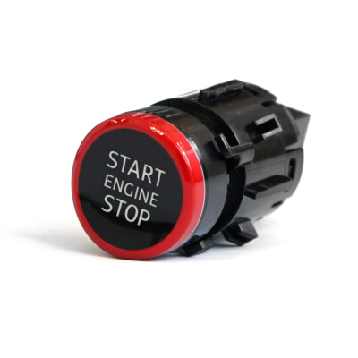 Original Audi RS Start-Stop-Schalter Drucktaster Zündung Startknopf rot/schwarz
