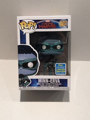 Funko Pop! Captain Marvel - Minn-Erva #487 SDCC 2019/GameStop Exclusive NIB!