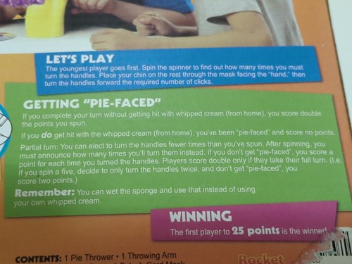 Hasbro Board Game Pie Face! Family Fun, Complete And Working - Picture 2 of 13