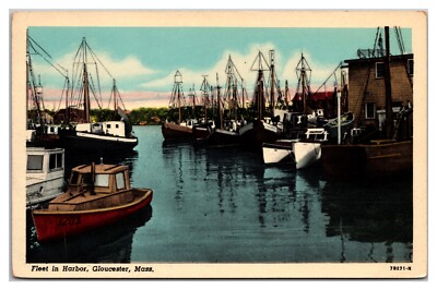Fleet In Harbor, Gloucester, Massachusetts