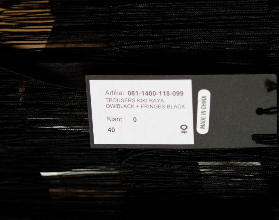 Nuevo con etiquetas Nuevo Pantalones Cortos Ann Demeulemeester Talla 40 (US 8) Flecos Seda Rayas Foto 4 de 4