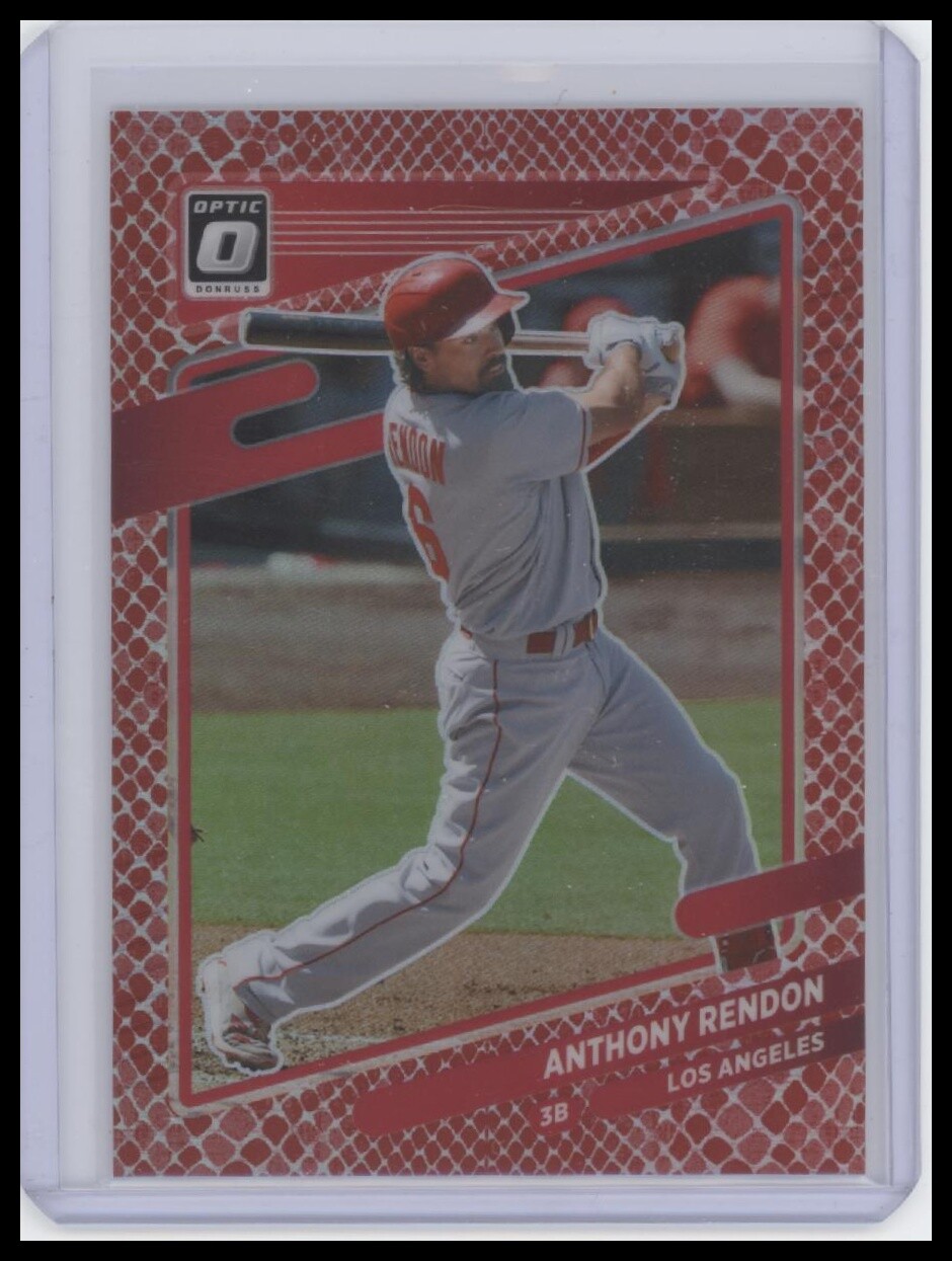 2021 Panini Donruss Optic - Anthony Rendon #132 Red Dragon Prizm /110