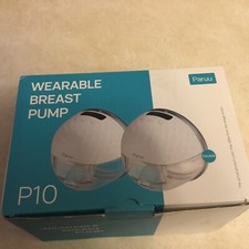 Paruu P10 Wearable Breast Pump 2-Pack Silicone Valves  Flanges - Open Box