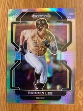 2022 Prizm Draft Picks Baseball Base Silver #PDP8 Brooks Lee