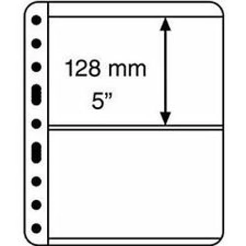 LEUCHTTURM Vario Hüllen 2 S - Pack = 5 Hüllen