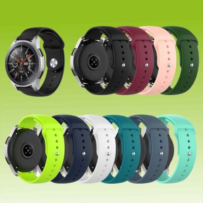 Für HONOR Magic Watch 2 46mm Hochwertiges Kunststoff / Silikon Uhr Armband Sport