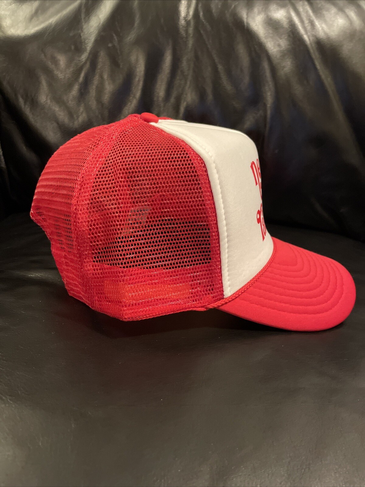Snapback Hat Cotton Mesh Solid Flat- “Never Lost … - image 3
