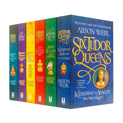 Alison Weir Six Tudor Queens Collection 6 Books Set Paperback NEW