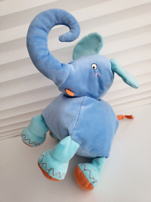 orange elephant plush
