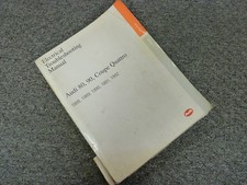 1991 1992 Audi 80 90 Quattro Electrical Wiring Troubleshooting Service Manual