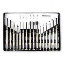 PRECISION MINI JEWELER'S SCREWDRIVER SET WATCH GLASSES