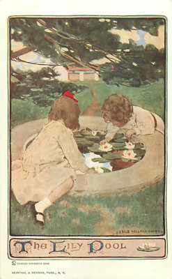 Jessie Wilcox Smith Ein / S CM Die Lilie Pool '' Serie #100 Postkarte