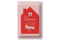 Blechschild Spruch 20X30 Cm Zuhause Ist Da Wo Mama Ist Deko Schild