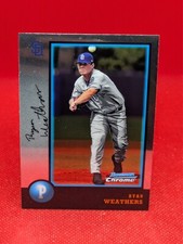 2018 Bowman Draft 1998 Bowman Chrome 20th Anniversary Ryan Weathers #98B-RW