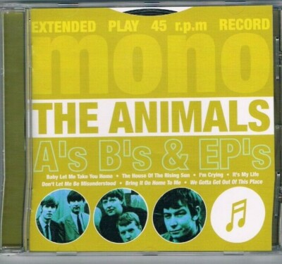 Animals - A's B's & EP's, 24 Titel von 1964 + 1965 / CD Neuware