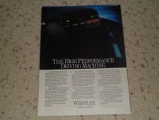 1984 WHISTLER SPECTRUM RADAR DETECTOR 2 AD / ARTICLE