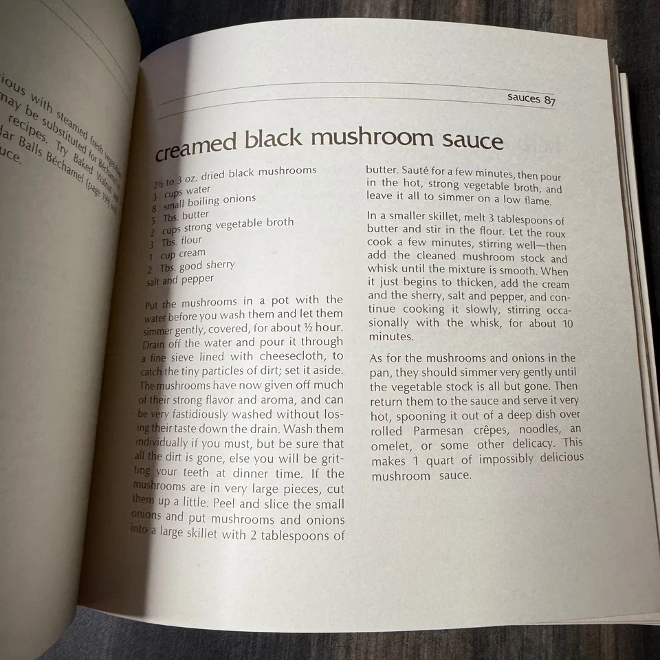 Vegetarian Epicure Cookbook by Anna Thomas, Vintage Recipes, 1972 Edition Foto 3 de 4