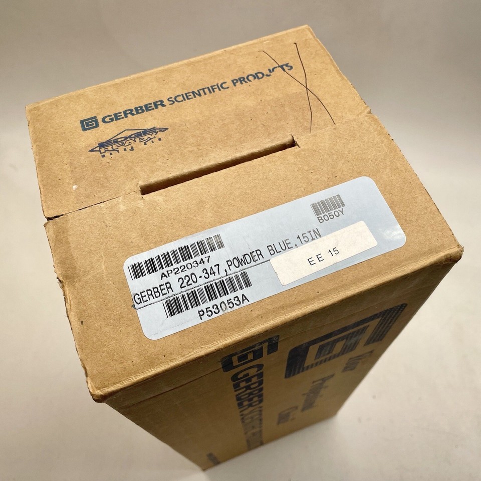 Gerber 220-10 3M Scotchcal Powder Blue HP Film Cast Sign Vinyl 15" 50 YD P53053A | eBay