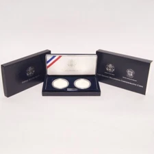 2000 Erickson & Iceland Commemorative Proof Silver Dollars 2-Coin Set