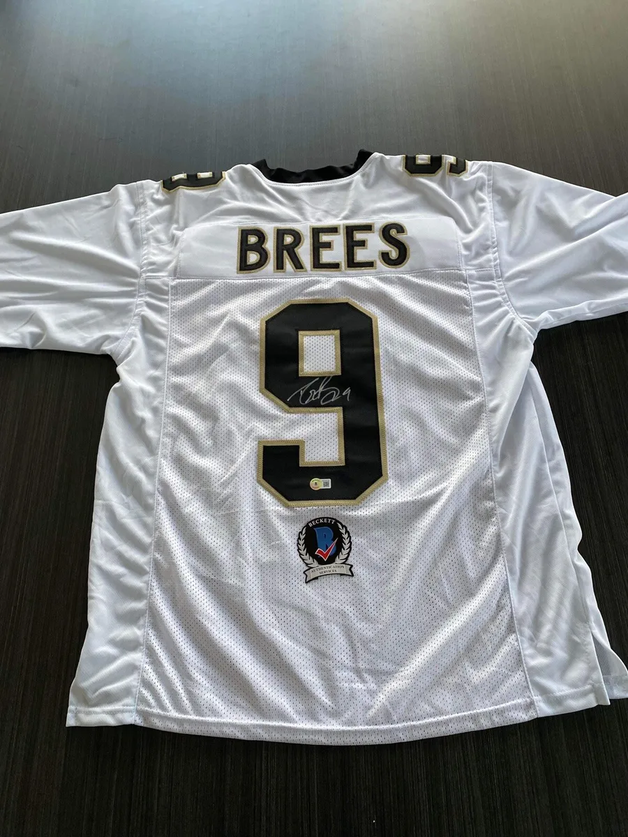 Drew Brees Signed Custom New Orleans Saints Jersey Beckett COA