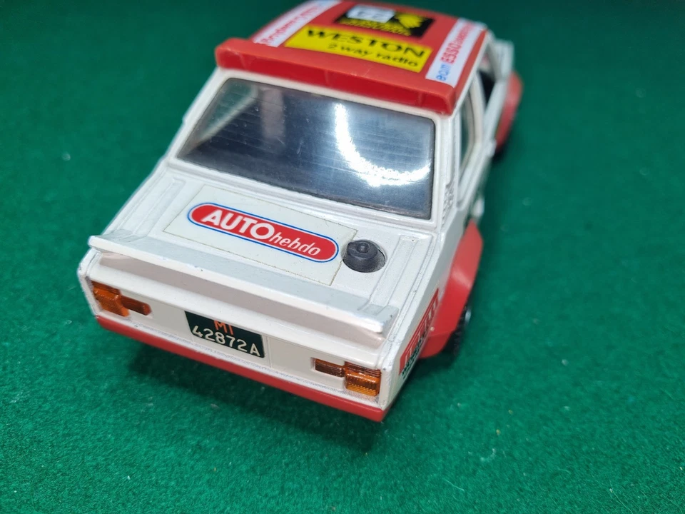 FIAT 131 ABARTH Rally  Team ESSO Aseptogyl   Mebetoys Mattel  1/25 - Immagine 4 di 4