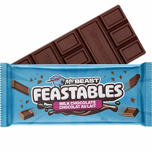 MR BEAST FEASTABLES Milchschokoladenriegel, 60g/2,1 oz. Bar - Bild 2 von 4