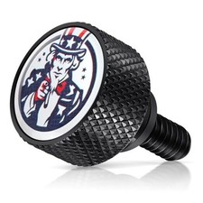 Stainless Seat Bolt Fender Rear Seat Screw Thread Compatible 1/4"-20 Black