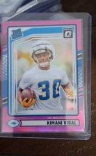 2024 Panini Donruss - Rated Rookie Kimani Vidal #355 Optic Preview Pink Prizm...