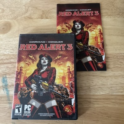 Command & Conquer: Red Alert 3 DVD-ROM PC Video Game Case & Manual