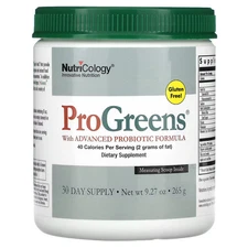 2 X Nutricology, ProGreens with Advanced Probiotic Formula, 9.27 oz (265 g)