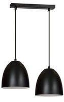 HäNgeleuchte Schwarz Innen Weiß Metall Verstellbares Pendel Esstisch KüChe Lampe
