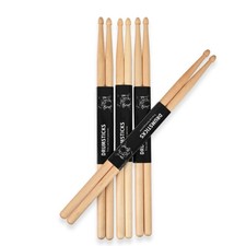 Miwayer Drumsticks 5A 7A Ahorn Holz Schlagzeug Sticks E-Drum Nylon Tip
