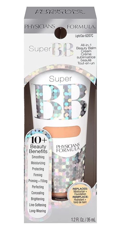 Physicians Formula Super BB Creme Leve Tudo em 1 Bálsamo de Beleza Colorido Transparente - Imagem 2 de 4