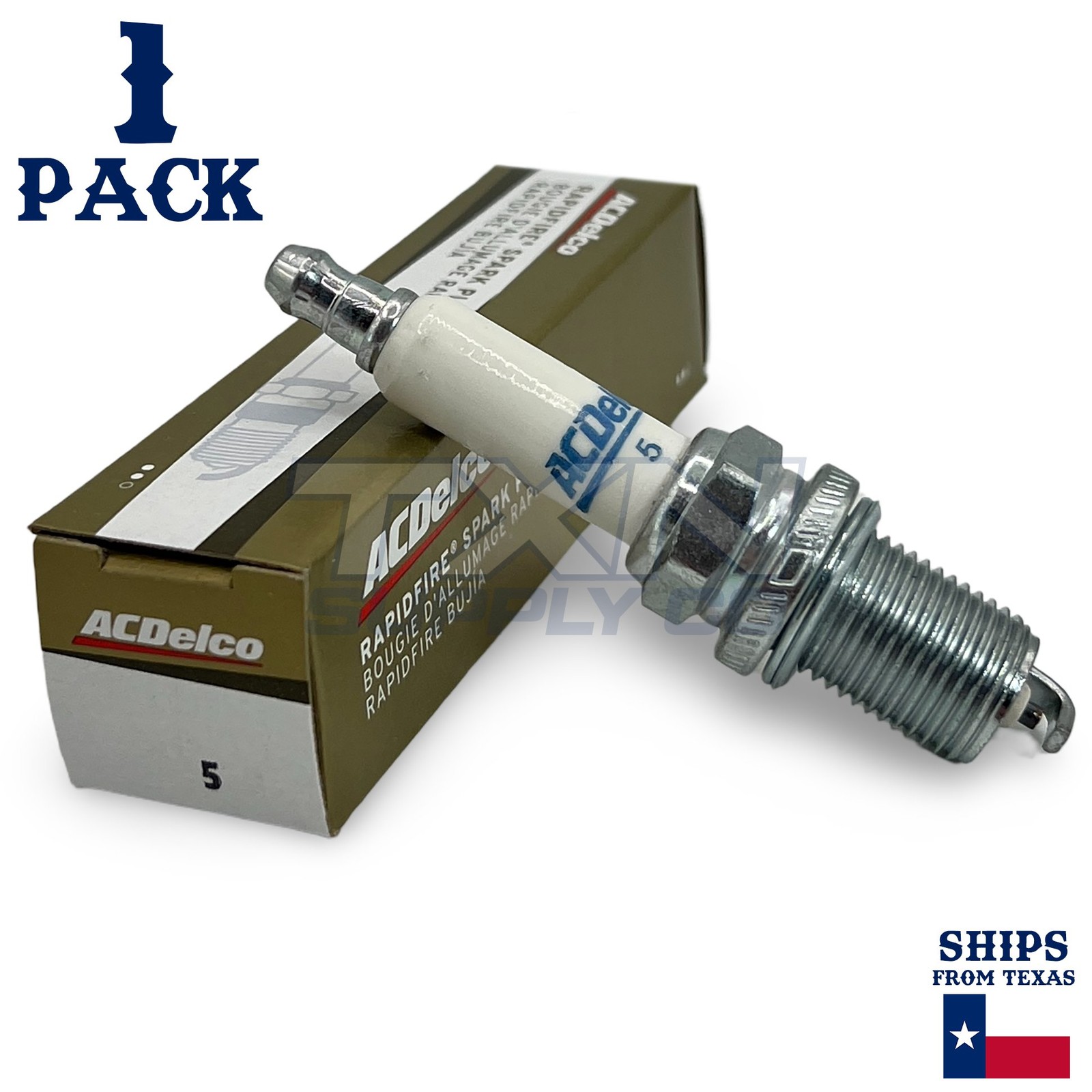 1 Pack GM ACDelco #5 RAPIDFIRE Platinum Spark Plug 19308030