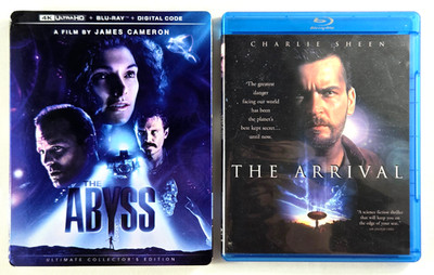 The Abyss 4K+Digital+Slip Cover (New) & Bonus Sci-Fi Blu-ray: The Arrival (Used)