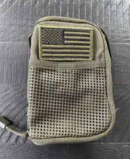 Condor MA16 Tactical MOLLE Pocket Wallet Modular Utility Pouch w/ US Flag Patch