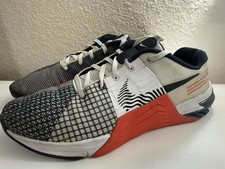 Nike Metcon 8 White Crimson Obsidian Men's Training Shoes Size 11