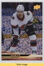 2024-25 Upper Deck Series 2 Rainbow Speckled Foil Artem Zub #372 READ 1e7g